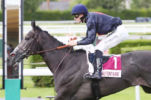 Photo d'arrivée de la course pmu PRIX FESTIVAL MANGA - GCA TOYOTA (PRIX LA CRESSONNIERE) à CLAIREFONTAINE le Samedi 15 juillet 2023