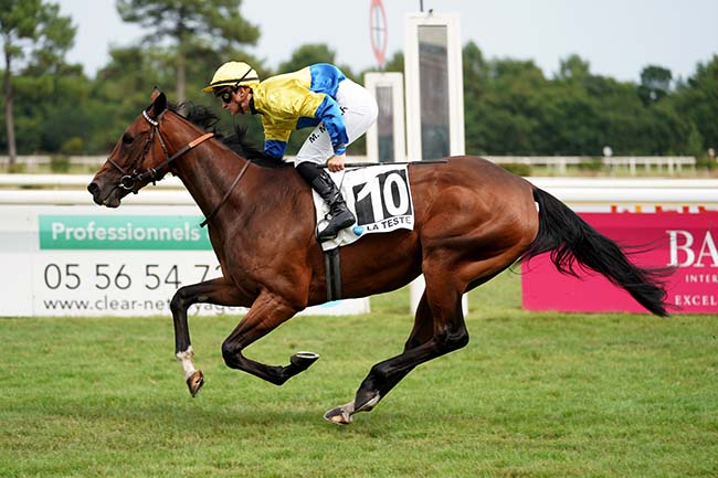 Photo d'arrivée de la course pmu PRIX CLEAR NETTOYAGE à LA TESTE DE BUCH le Dimanche 23 juillet 2023