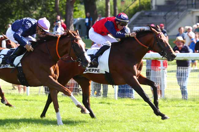 Photo d'arrivée de la course pmu PRIX DU GRAND PONT à DIEPPE le Mardi 25 juillet 2023