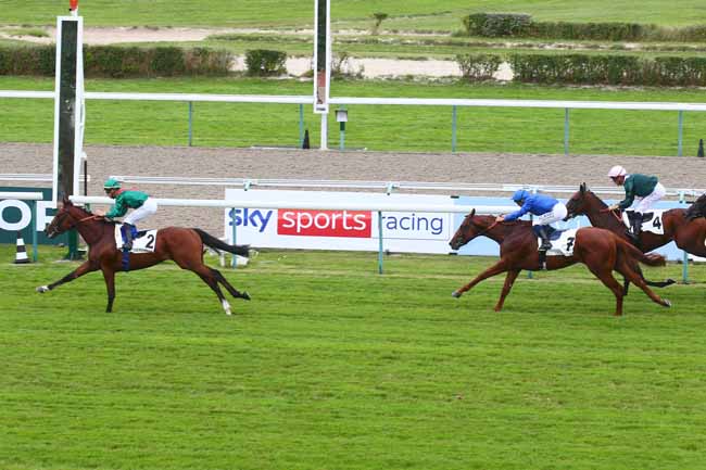 Photo d'arrivée de la course pmu PRIX DE CREVECOEUR à DEAUVILLE le Dimanche 30 juillet 2023