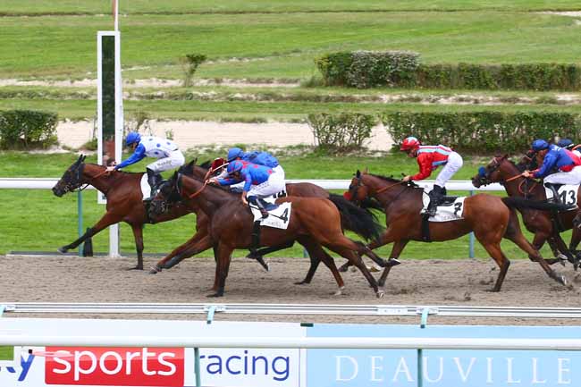 Photo d'arrivée de la course pmu PRIX DES COLLECTIVITES LOCALES à DEAUVILLE le Dimanche 30 juillet 2023