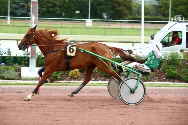 Photo d'arrivée de la course pmu PRIX DES HETRES à CABOURG le Vendredi 4 août 2023