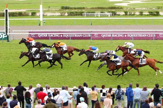 Photo d'arrivée de la course pmu MOROCCO CUP - PRIX DE CREPON à DEAUVILLE le Mardi 8 août 2023
