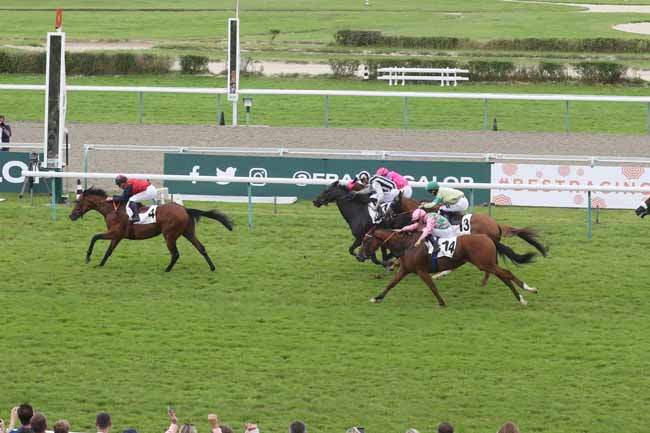 Photo d'arrivée de la course pmu PRIX DES GRENIERS A SEL à DEAUVILLE le Samedi 12 août 2023