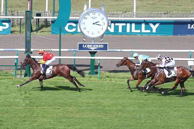 Photo d'arrivée de la course pmu PRIX DE LA LORIE à CHANTILLY le Samedi 9 septembre 2023