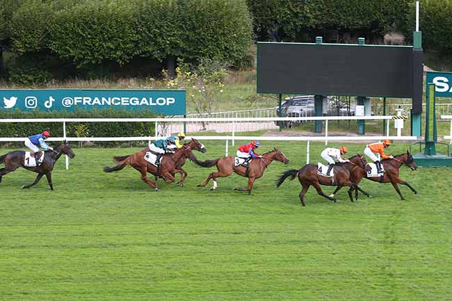 Photo d'arrivée de la course pmu GRAND PRIX DES ANGLO-ARABES à SAINT CLOUD le Vendredi 15 septembre 2023