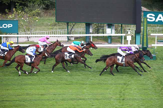 Photo d'arrivée de la course pmu PRIX DE MASSY - IJOCKEY GPA HANDICAP CHALLENGE à SAINT CLOUD le Vendredi 15 septembre 2023