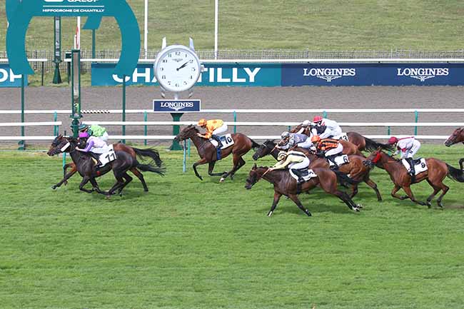 Photo d'arrivée de la course pmu PRIX DU PONCEL à CHANTILLY le Mercredi 20 septembre 2023