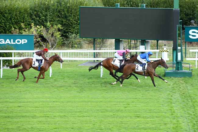 Photo d'arrivée de la course pmu PRIX ESMERALDA à SAINT CLOUD le Vendredi 22 septembre 2023