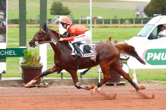 Photo d'arrivée de la course pmu PRIX MMA ASSURANCES PHILIPPE BAILLEUL à LE MONT SAINT MICHEL le Mercredi 27 septembre 2023