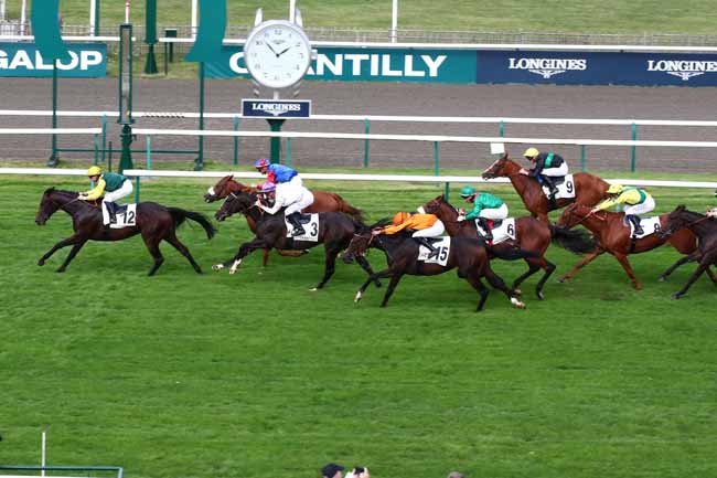 Photo d'arrivée de la course pmu PRIX DE LA GALERIE DES BATAILLES à CHANTILLY le Jeudi 28 septembre 2023