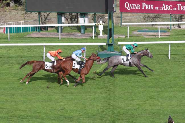 Photo d'arrivée de la course pmu PRIX DU HARAS DE LA HUME à SAINT CLOUD le Vendredi 29 septembre 2023