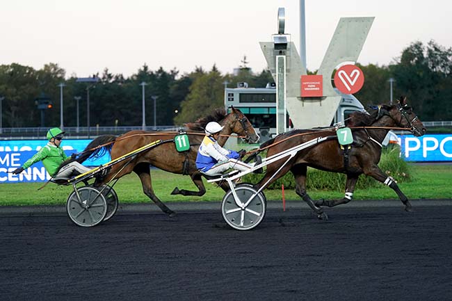 Photo d'arrivée de la course pmu PRIX DE GUINGAMP à PARIS-VINCENNES le Mardi 3 octobre 2023