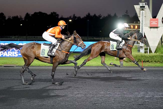 Photo d'arrivée de la course pmu PRIX CRUCIS à PARIS-VINCENNES le Mardi 3 octobre 2023