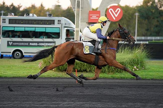 Photo d'arrivée de la course pmu PRIX LILIUS à PARIS-VINCENNES le Vendredi 6 octobre 2023