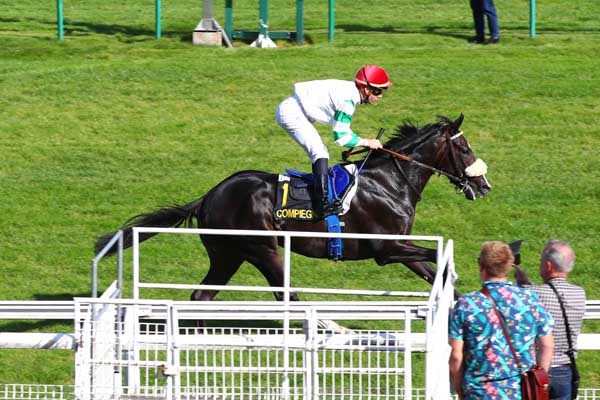 Photo d'arrivée de la course pmu PRIX DE PONDRON à COMPIEGNE le Vendredi 6 octobre 2023