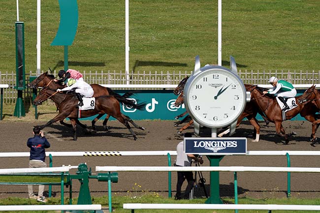 Photo d'arrivée de la course pmu PRIX DE LA CROIX DE L'OIGNON à CHANTILLY le Samedi 7 octobre 2023