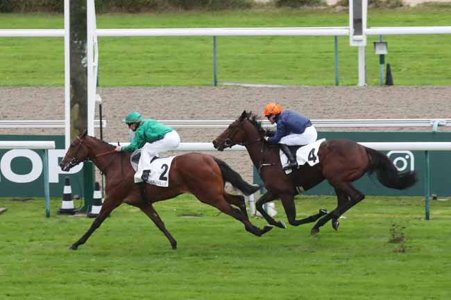 Photo d'arrivée de la course pmu PRIX D'HOTOT-EN-AUGE à DEAUVILLE le Mercredi 18 octobre 2023