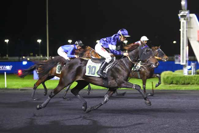 Photo d'arrivée de la course pmu PRIX CYANE à PARIS-VINCENNES le Mardi 24 octobre 2023
