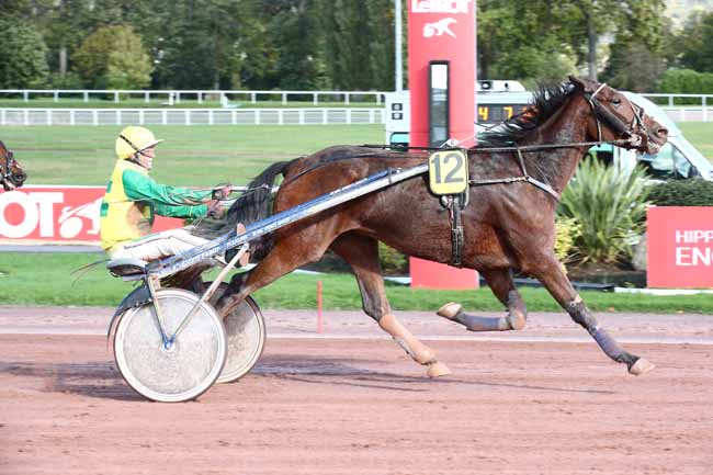 Photo d'arrivée de la course pmu PRIX DE SAINT-AMAND-LES-EAUX à ENGHIEN le Dimanche 29 octobre 2023