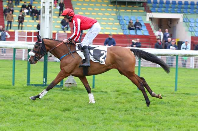 Photo d'arrivée de la course pmu PRIX PAULETTE ROLLAND (PRIX SPERANZA) à COMPIEGNE le Vendredi 10 novembre 2023