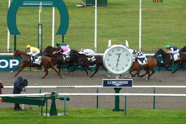 Photo d'arrivée de la course pmu PRIX DE LA PETITE SINGERIE à CHANTILLY le Mardi 14 novembre 2023