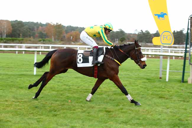 Photo d'arrivée de la course pmu PRIX GERARD DE MARISY à FONTAINEBLEAU le Mercredi 15 novembre 2023