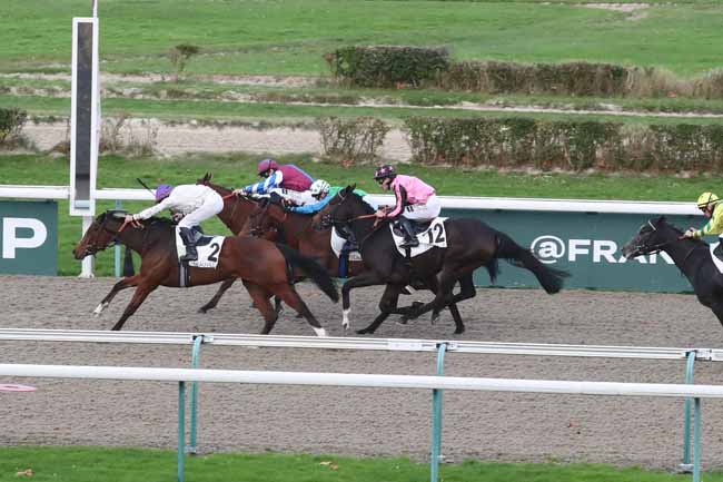 Photo d'arrivée de la course pmu PRIX DE LA CERISAIE à DEAUVILLE le Mercredi 15 novembre 2023