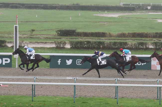 Photo d'arrivée de la course pmu PRIX DE LA MOTTE LOUVET à DEAUVILLE le Jeudi 16 novembre 2023