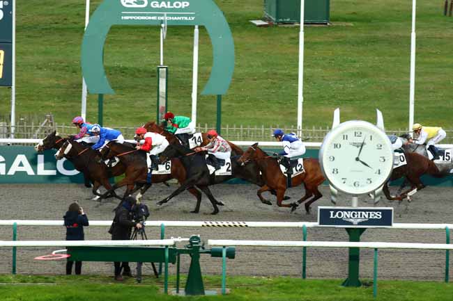 Photo d'arrivée de la course pmu PRIX DU CABINET DES CLOUETS à CHANTILLY le Jeudi 23 novembre 2023