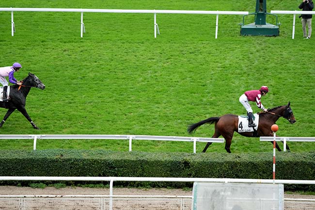 Photo d'arrivée de la course pmu PRIX DU VIADUC DE SAINT-CLOUD à SAINT CLOUD le Vendredi 24 novembre 2023