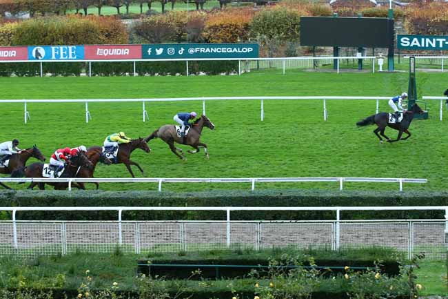 Photo d'arrivée de la course pmu PRIX DE LA VALLEE DE CHEVREUSE à SAINT CLOUD le Vendredi 24 novembre 2023