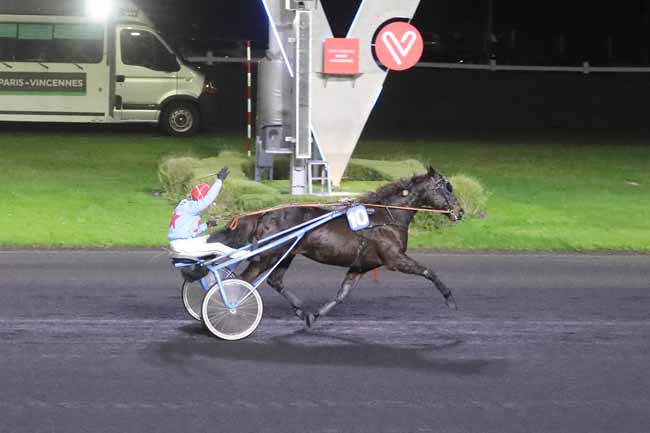 Photo d'arrivée de la course pmu PRIX MAURICE THEVENON à PARIS-VINCENNES le Samedi 25 novembre 2023