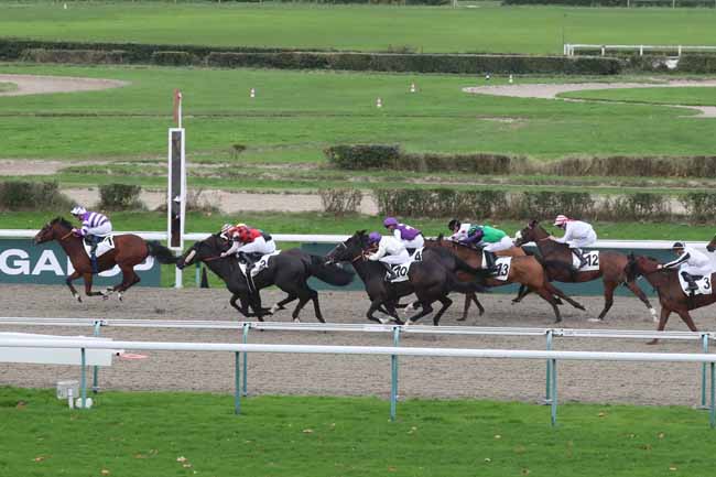 Photo d'arrivée de la course pmu PRIX DU MANOIR DE LA SALAMANDRE à DEAUVILLE le Mercredi 29 novembre 2023