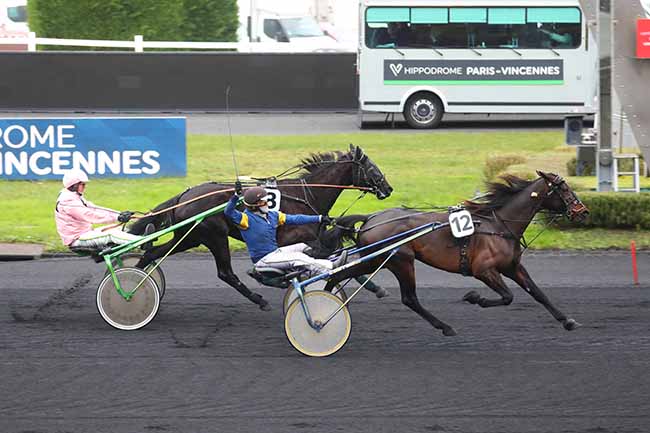 Photo d'arrivée de la course pmu LETROT OPEN DES REGIONS - 3 ANS à PARIS-VINCENNES le Dimanche 3 décembre 2023