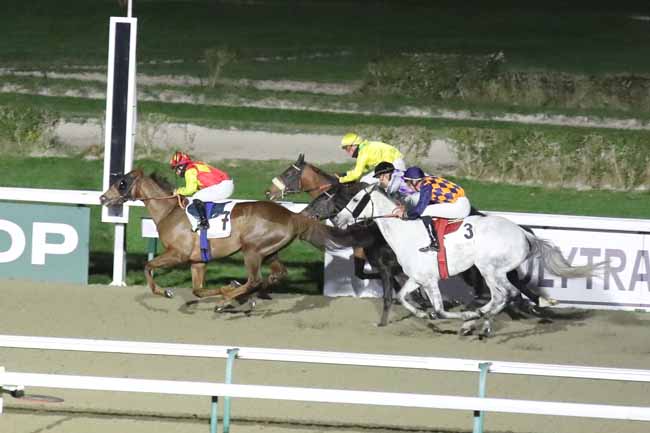 Photo d'arrivée de la course pmu PRIX DE VADALLIERE à DEAUVILLE le Dimanche 3 décembre 2023