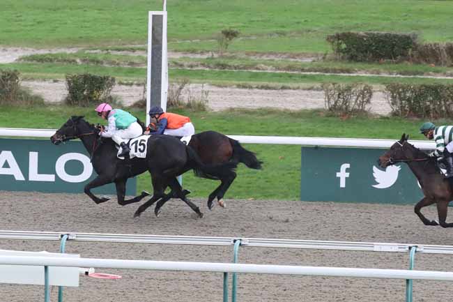 Photo d'arrivée de la course pmu PRIX DU LIEU DES CHAMPS à DEAUVILLE le Mardi 5 décembre 2023