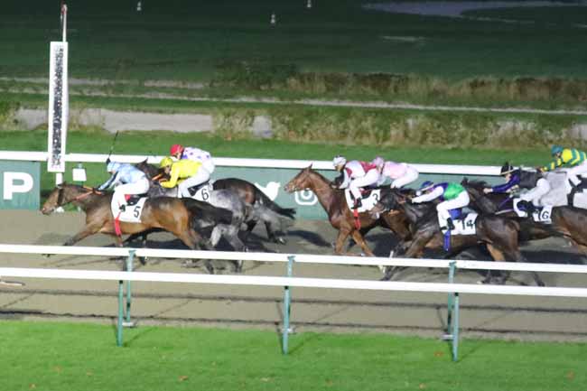 Photo d'arrivée de la course pmu PRIX DE LA MAISON DE L'ARTICHAUT à DEAUVILLE le Mardi 5 décembre 2023