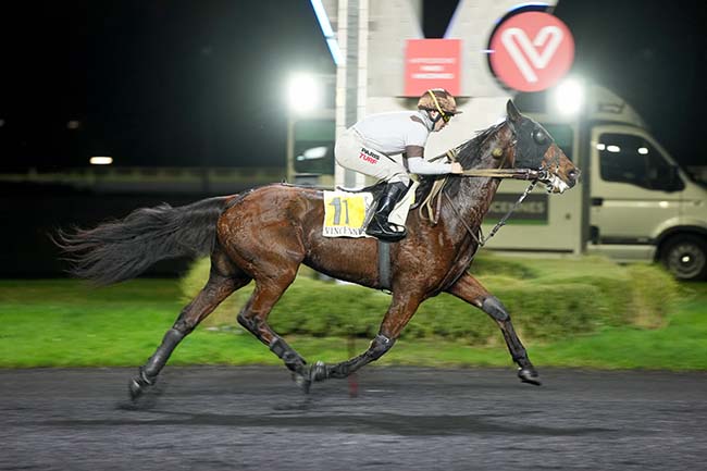 Photo d'arrivée de la course pmu PRIX DE GRAMAT à PARIS-VINCENNES le Lundi 11 décembre 2023