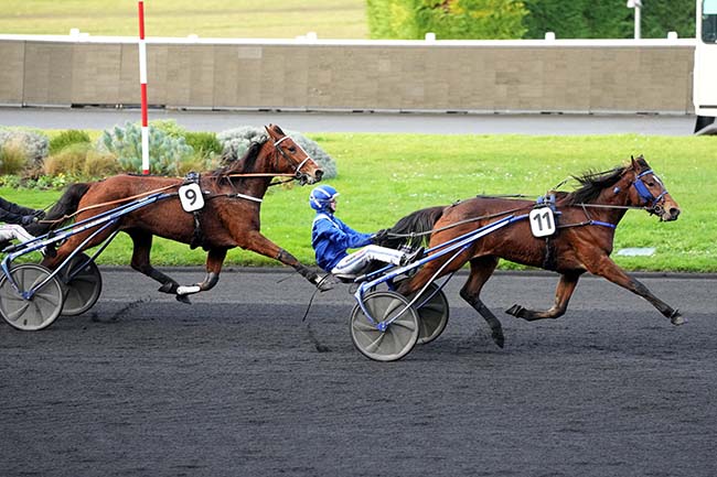 Photo d'arrivée de la course pmu PRIX DE FUSTIGNAC à PARIS-VINCENNES le Mercredi 13 décembre 2023