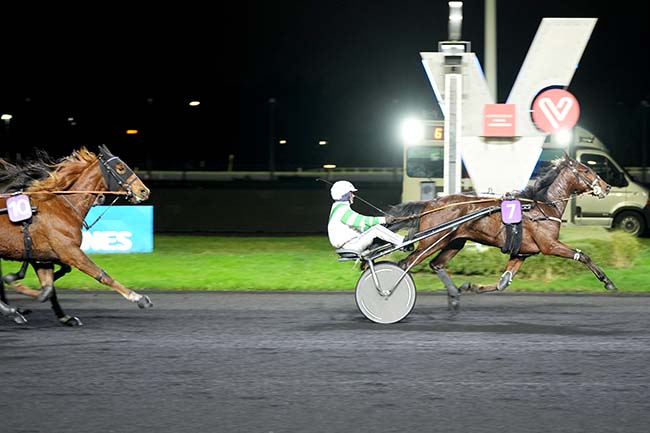 Photo d'arrivée de la course pmu PRIX DES ALISIERS à PARIS-VINCENNES le Jeudi 14 décembre 2023