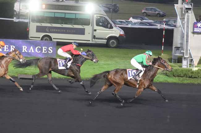 Photo d'arrivée de la course pmu PRIX BILIBILI - CORNULIER RACES Q2 à PARIS-VINCENNES le Dimanche 17 décembre 2023