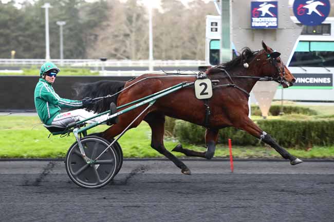 Photo d'arrivée de la course pmu PRIX DE LA TREMBLADE à PARIS-VINCENNES le Mercredi 20 décembre 2023