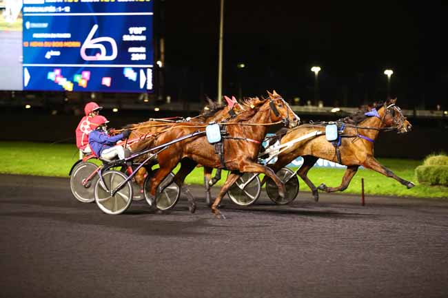 Photo d'arrivée de la course pmu PRIX DE NEUILLE-PONT-PIERRE à PARIS-VINCENNES le Mercredi 20 décembre 2023