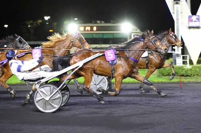 Photo d'arrivée de la course pmu PRIX DE GANNAT à PARIS-VINCENNES le Vendredi 22 décembre 2023