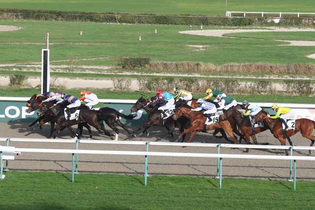 Photo d'arrivée de la course pmu PRIX DE LA SUISSE NORMANDE à DEAUVILLE le Mardi 26 décembre 2023