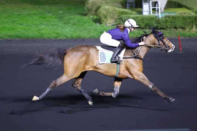 Photo d'arrivée de la course pmu PRIX CHRISTELLE ZIMMER à PARIS-VINCENNES le Lundi 8 janvier 2024