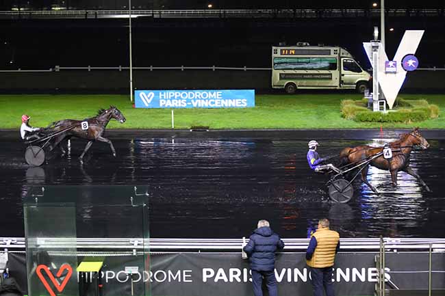 Photo d'arrivée de la course pmu PRIX DE GAVRAY à PARIS-VINCENNES le Mercredi 17 janvier 2024