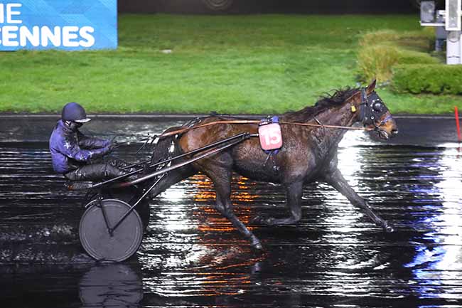 Photo d'arrivée de la course pmu PRIX DE MAUQUENCHY à PARIS-VINCENNES le Mercredi 17 janvier 2024