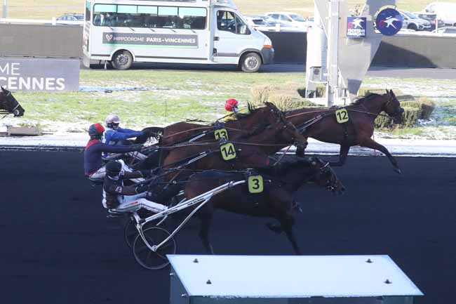 Photo d'arrivée de la course pmu PRIX DE BREST à PARIS-VINCENNES le Samedi 20 janvier 2024